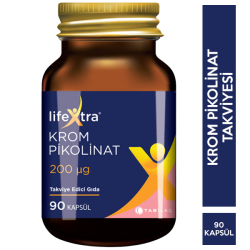 Tab İlaç - Lifextra Krom Pikolinat 90 Kapsül Tab İlaç - Lifextra Krom Pikolinat 90 Kapsül