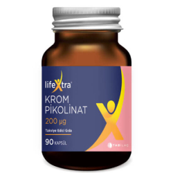 Lifextra Krom Pikolinat 90 Kapsül - Tab İlaç