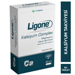 Rcfarma - Ligone Kalsiyum Complex 60 Kapsül Rcfarma - Ligone Kalsiyum Complex 60 Kapsül