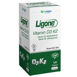 Ligone Vitamin D3 K2 120 Kapsül - Rcfarma
