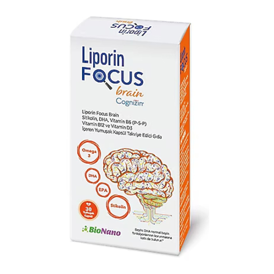 Liporin Focus Brain 30 Kapsül