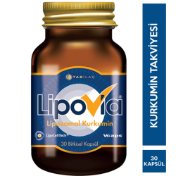 Tab İlaç - Lipovia Lipozomal Kurkumin 30 Bitkisel Kapsül Curcumin Takviyesi Tab İlaç - Lipovia Lipozomal Kurkumin 30 Bitkisel Kapsül Curcumin Takviyesi