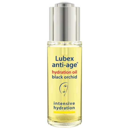 Lubex Anti Age Hydration Oil 30 ml nemlendirici sıkılaştırıcı yüz yağı kahai yağı Brezilya fındığı yağı siyah orkide- 1