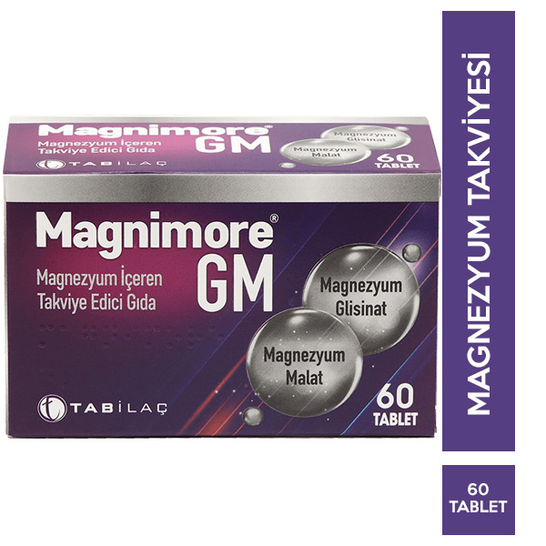 Magnimore Gm 60 Tablet Magnezyum Takviyesi