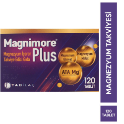 Tab İlaç - Magnimore Plus 120 Tablet Tab İlaç - Magnimore Plus 120 Tablet