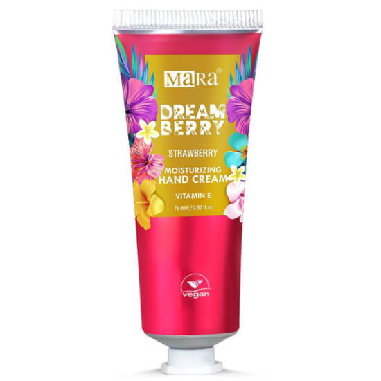 Mara Dreamberry nem destekli çilekli nemlendirici el kremi 75 ml tüp ambalaj ürün görseli- 1