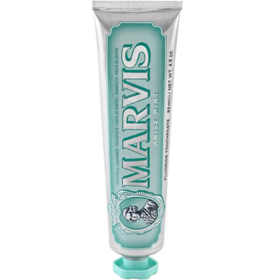 Marvis Anise Mint 85 ml diş macunu tüpü anason ve nane aromalı ferah temizlik tartar ve plak oluşumunu azaltmaya yardımcı- 1