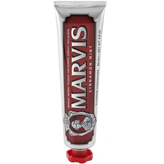 Marvis Cinnamon Mint diş macunu 85 ml tarçın nane aromalı plak ve çürüğe karşı diş eti güçlendirici- 1