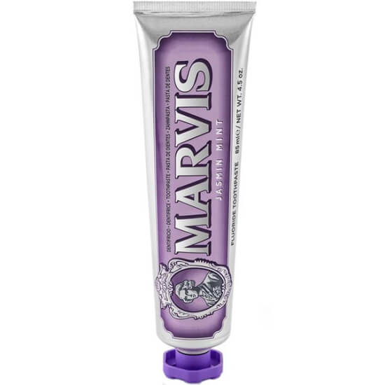 Marvis Jasmin Mint diş macunu 85 ml tüp, yasemin ve nane aromalı, ferah nefes, plak tartar ve çürük oluşumunu azaltır- 1