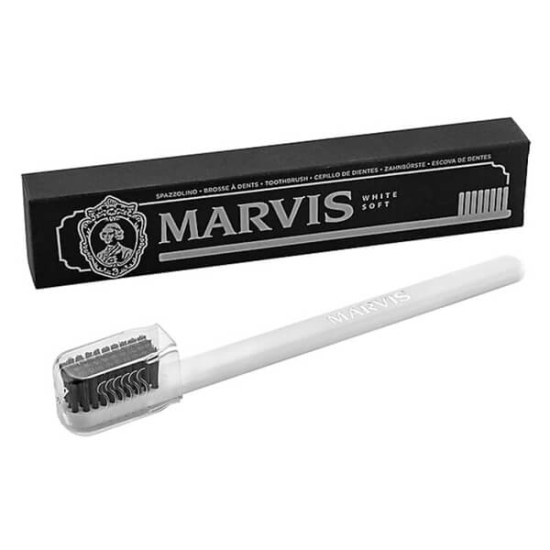 Marvis Toothbrush Medium diş fırçası sık kıllı başlık ergonomik sap diş aralarını nazikçe temizler günlük kullanım- 1