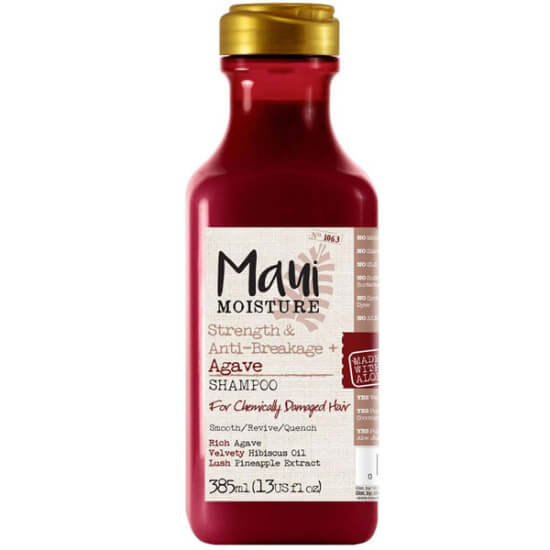 Maui Agave Nectar Şampuan 385 ml zayıf ve ince telli saçlar için agav hibiscus yağı ve ananas özlü bitkisel formül- 1