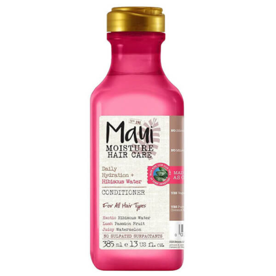Maui Hibiscus Conditioner 385 ml saç kremi şişe, %100 aloe vera bazlı, hibiscus suyu, passion meyvesi ve karpuz özü- 1