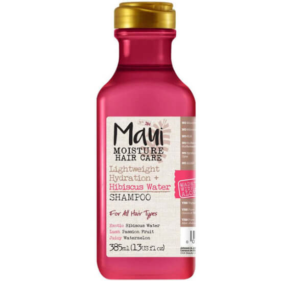 Maui Hibiscus Şampuan 385 ml saç ve saç derisini nazikçe temizler yoğun nem ipeksi his kırılma karşıtı hoş koku- 1