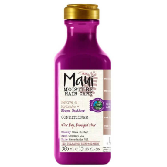 Maui Shea Butter Conditioner 385 ml saç kremi şişe, shea yağı, coconut yağı ve makademia yağı ile yıpranmış saç bakımı- 1