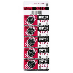 Maxell CR2032 Lityum 3V Yuvarlak Pil 5'li - Maxell