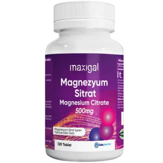  Maxigal Magnezyum Sitrat 120 Tablet - 1