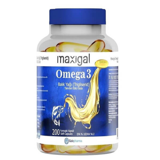  Maxigal Omega 3 200 Kapsül - 1