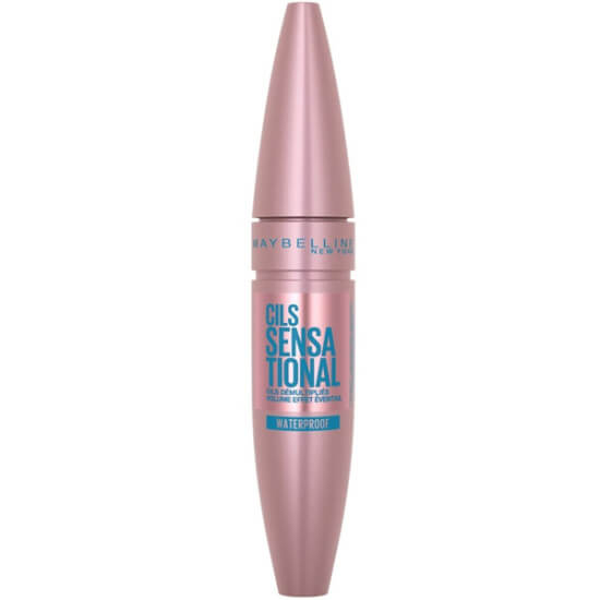 Maybelline Lash Sensational Multiplying Waterproof Black maskara suya dayanıklı siyah formül yoğun hacim ve kalıcı görünüm- 1