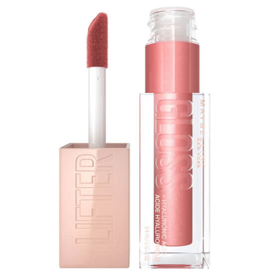 Maybelline Lifter Gloss ruj 003 Moon likit dudak parlatıcı, ışıltılı bitiş ve parlak dolgun görünüm sağlayan gloss- 1