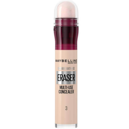 Maybelline New York Instant Anti Age Eraser kapatıcı 03 Fair, sünger aplikatörlü, cilt tonunu eşitleyen göz altı kapatıcısı- 1