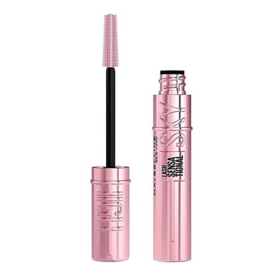 Maybelline Lash Sensational Sky High ekstra siyah maskara, esnek fırça ile daha uzun ve hacimli kirpik etkisi- 1