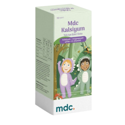 MDC Kalsiyum Magnezyum Çinko Vitamin D Şurup 150 ml - MDC