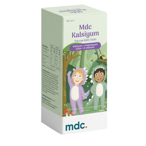  MDC Kalsiyum Magnezyum Çinko Vitamin D Şurup 150 ml - 1