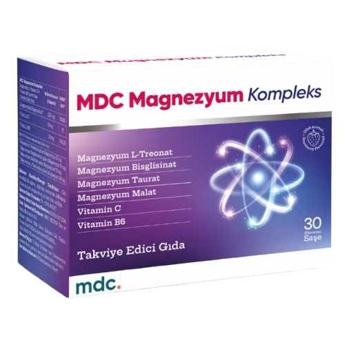  MDC Magnezyum Kompleks 30 Efervesan Saşe - 1
