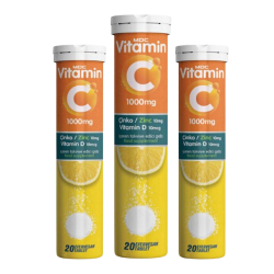 MDC Vitamin C & Çinko & Vitamin D 20 Efervesan Tablet - MDC