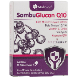 Medicago İlaç - Medicago Sambuglucan Q10 20 Kapsül Medicago İlaç - Medicago Sambuglucan Q10 20 Kapsül