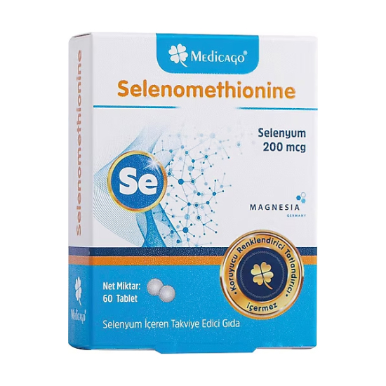 Medicago Selenomethionine Selenyum 200 mcg 60 Tablet