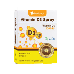 Medicago Vitamin D3 1000 IU Sprey 30 ml - Medicago