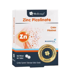 Medicago Zinc Picolinate Çinko 60 Tablet - Medicago