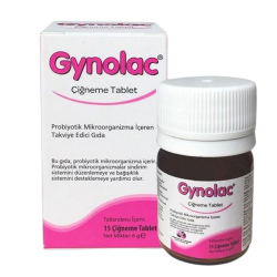 Mega Farma Gynolac Probiyotik 15 Çiğneme Tablet - Mega Farma