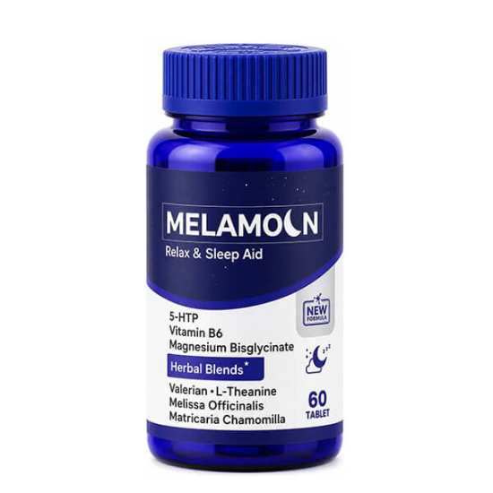  Melamoon Relax & Sleep Aid 5-HTP Vitamin B6 Magnesium 60 Tablet - 1
