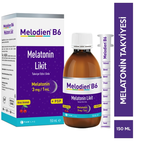 Melodien B6 Melatonin Likit 150 ML - 1