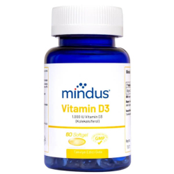 Mindus D 1000 Vitamin 60 Softgel - Mindus