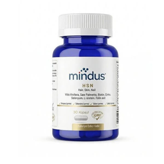  Mindus Hair Skin Nail (HSN) 30 Kapsül - 1