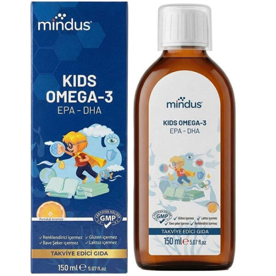  Mindus Kids Omega-3 Şurup 150 ml - 1
