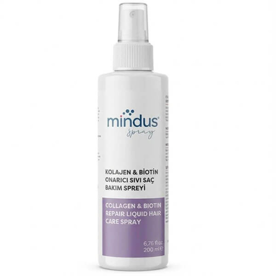  Mindus Kolajen & Biotin Onarıcı Sıvı Saç Bakım Spreyi 200 ml - 1
