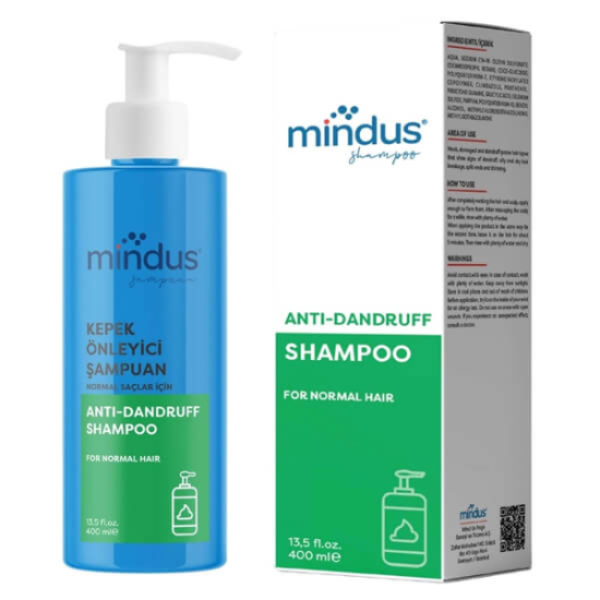  Mindus Normal Saç Kepek Önleyici Şampuan 400 ml - 1