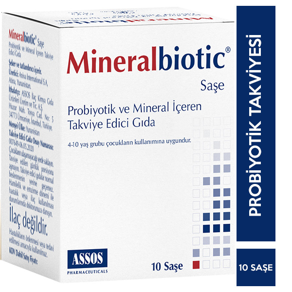 Mineralbiotic 10 Saşe Probiyotik Takviyesi