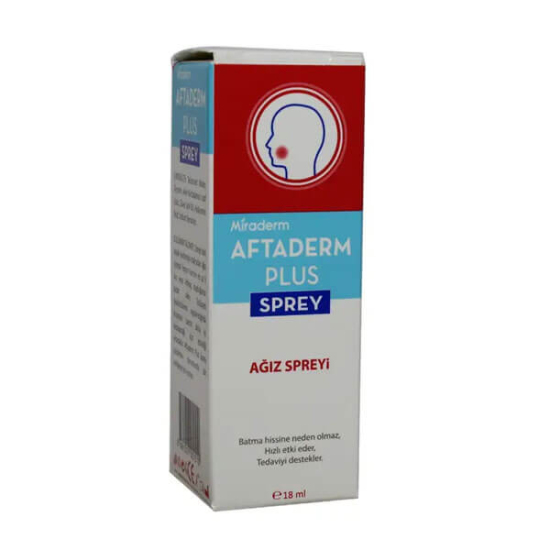  Miraderm Aftaderm Plus Sprey 18 ml - 1