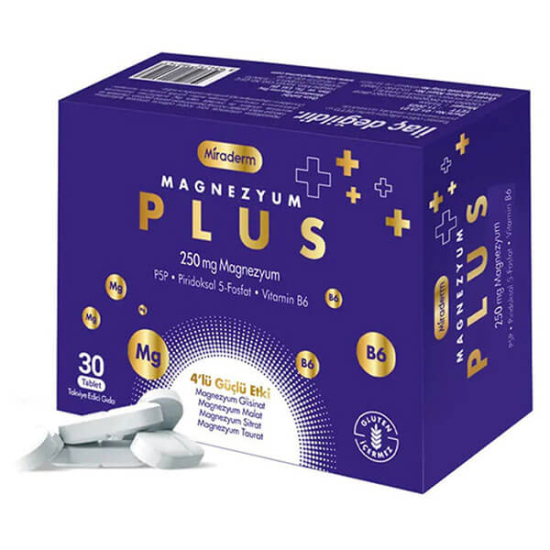  Miraderm Magnesium Plus 30 Tablet - 1