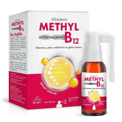Miraderm Methyl B12 Sprey 10 ml - Miraderm
