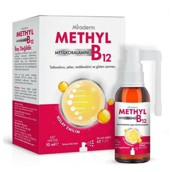  Miraderm Methyl B12 Sprey 10 ml - 1