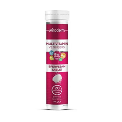 Miraderm Multivitamin Ginseng Efervesan 20 Tablet - Miraderm