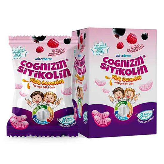  Miraderm Sitikolin Cognizin Gummies 64 Jel - 1