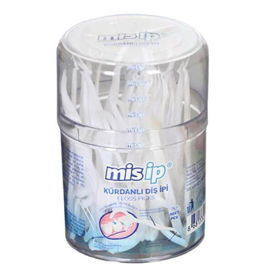  Misip Plus Kürdanlı Diş İpi 50 Adet - 1