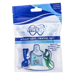 Misip Seyahat Seti (Diş Fırçası + Diş Macunu 15 ml + Kürdanlı Diş İpi) - Misip